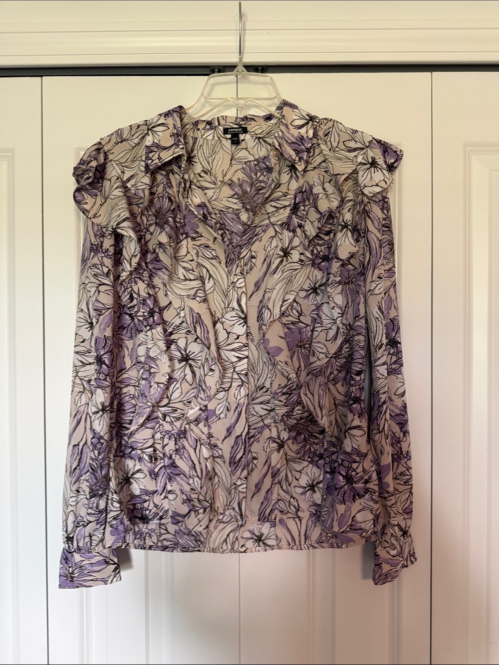 Express portofino blouse button down small